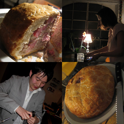 Post image for Pork Pie, Bloggers, and Fritters
