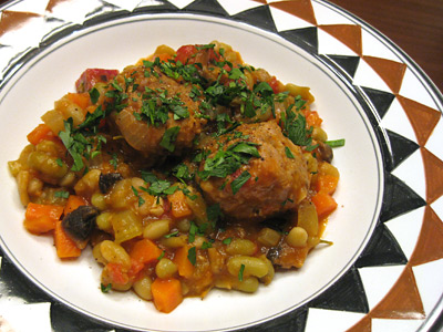 meatball-flageolet-stew